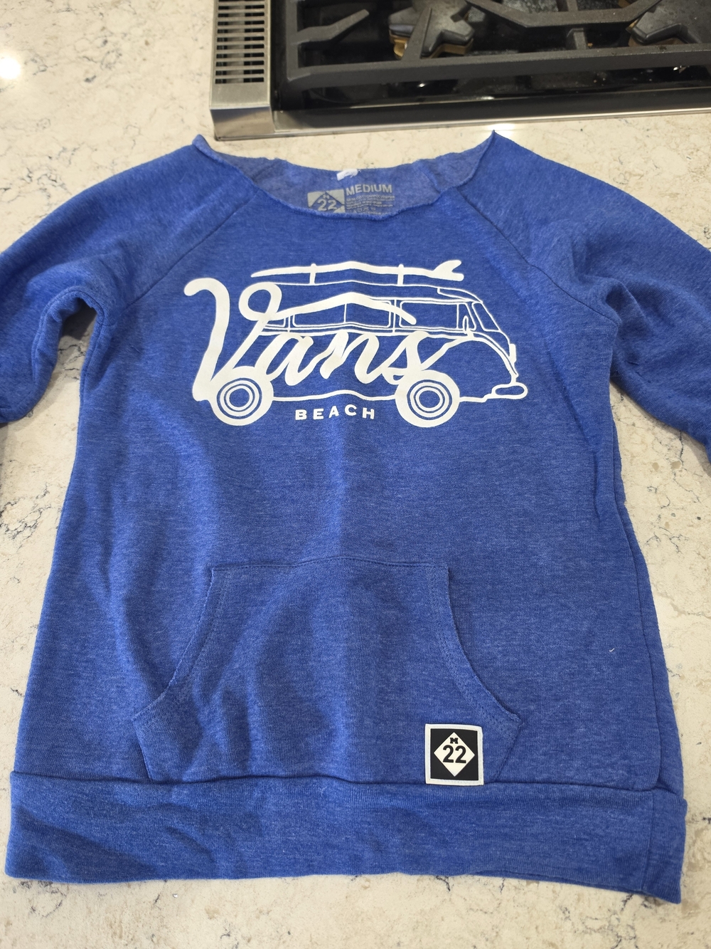 Vans Blue Beach Graphic Pullover M22